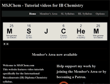 Tablet Screenshot of msjchem.com